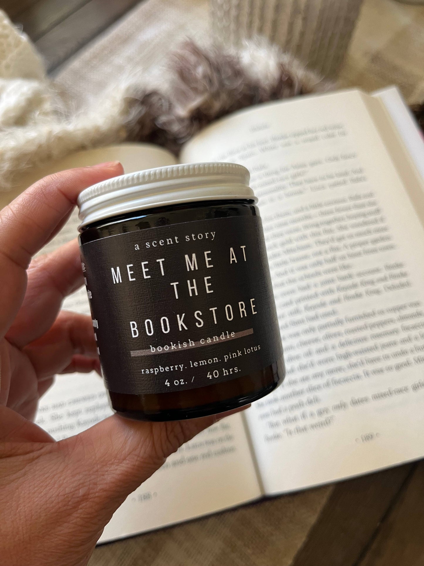 Meet Me at the Bookstore | Bookish Candle | Soy Wax: 4oz