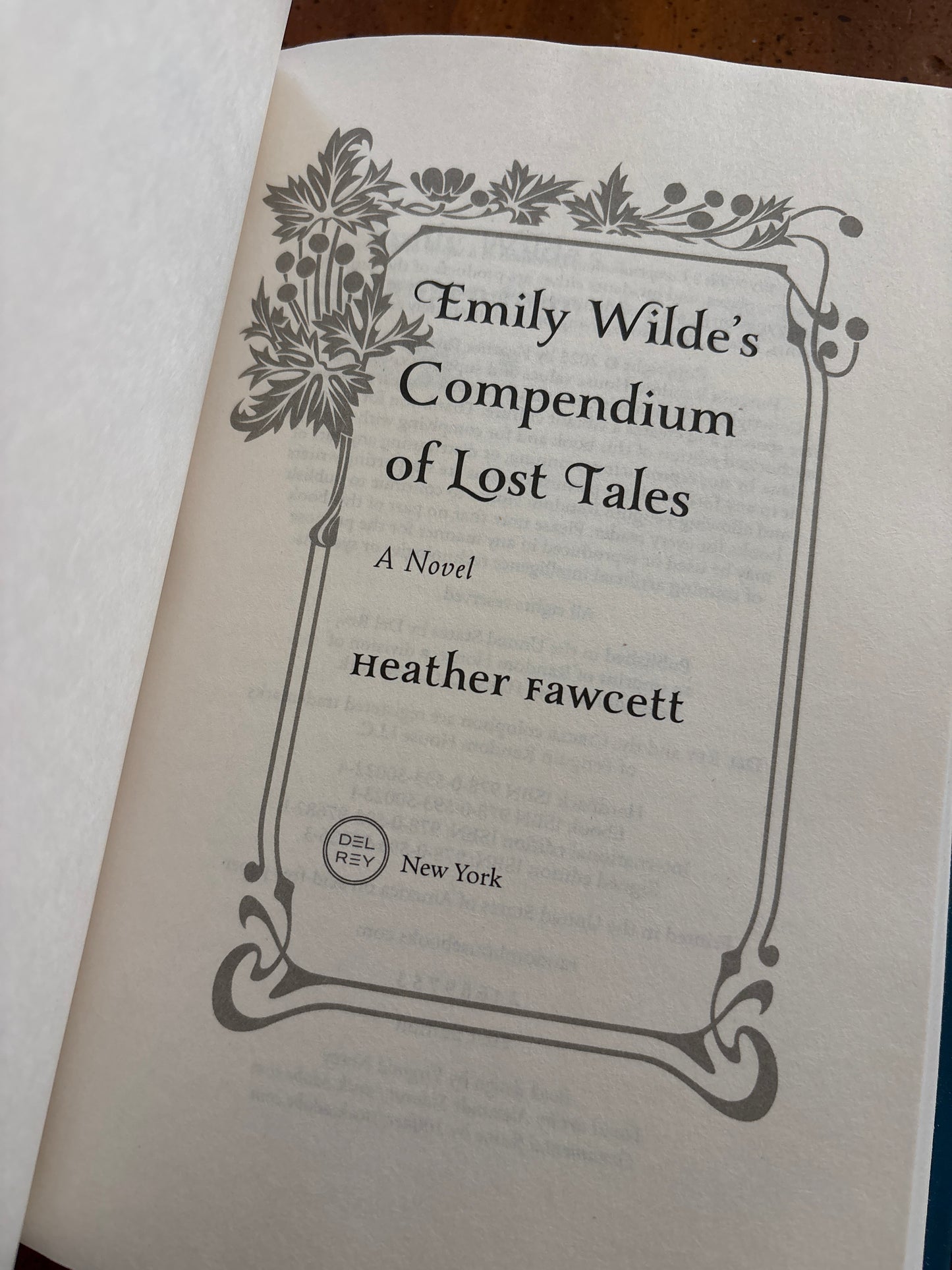 Emily Wilde‘s Compendium of Lost Tales by Heather Fawcett