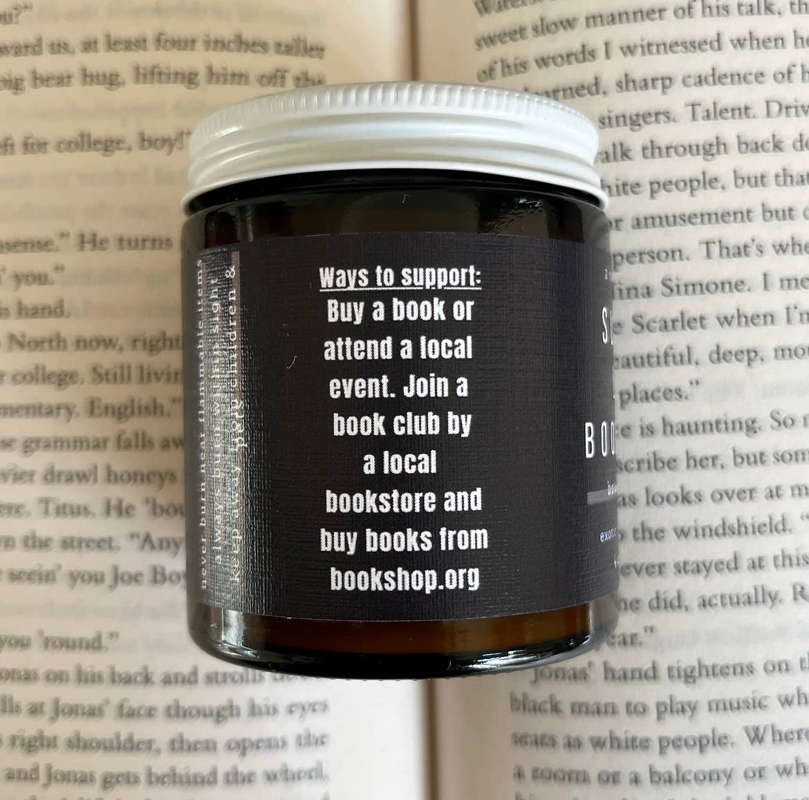 Support Local Bookstores - Bookish Candle | Book Themed
