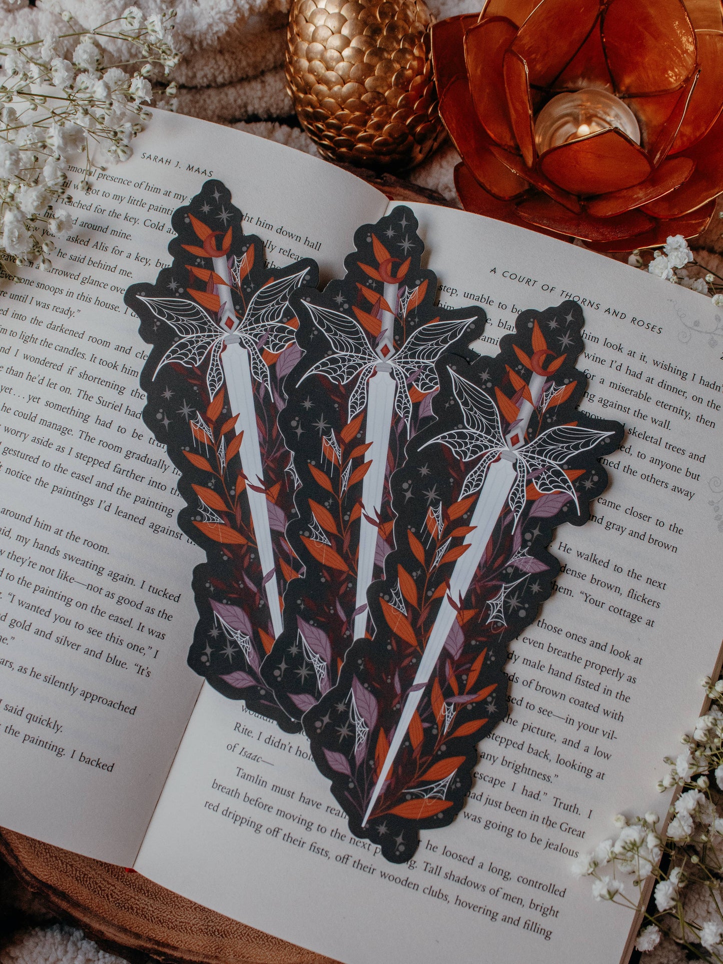 Meaggie Moos - Spooky Faerie Dagger Halloween Die-Cut Bookmark