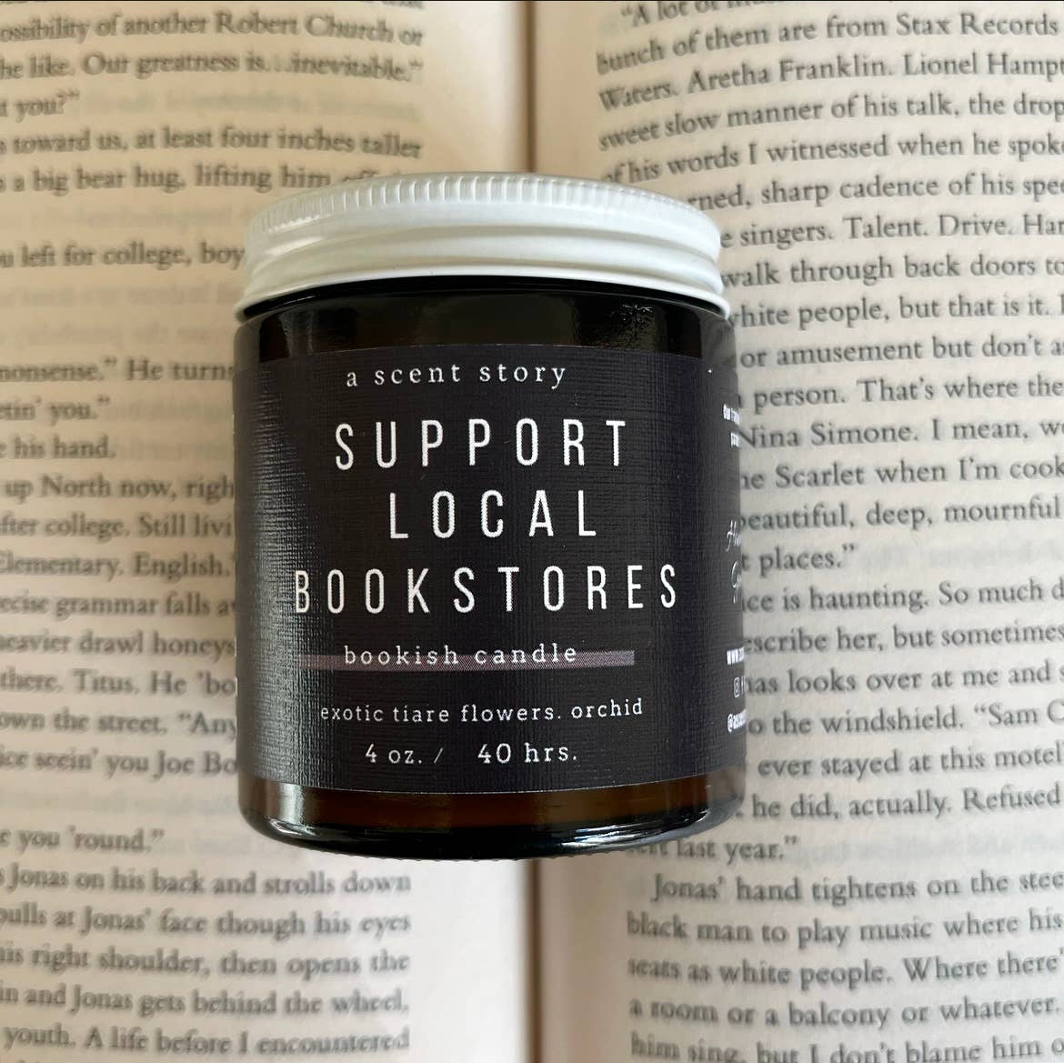 Support Local Bookstores - Bookish Candle | Book Themed