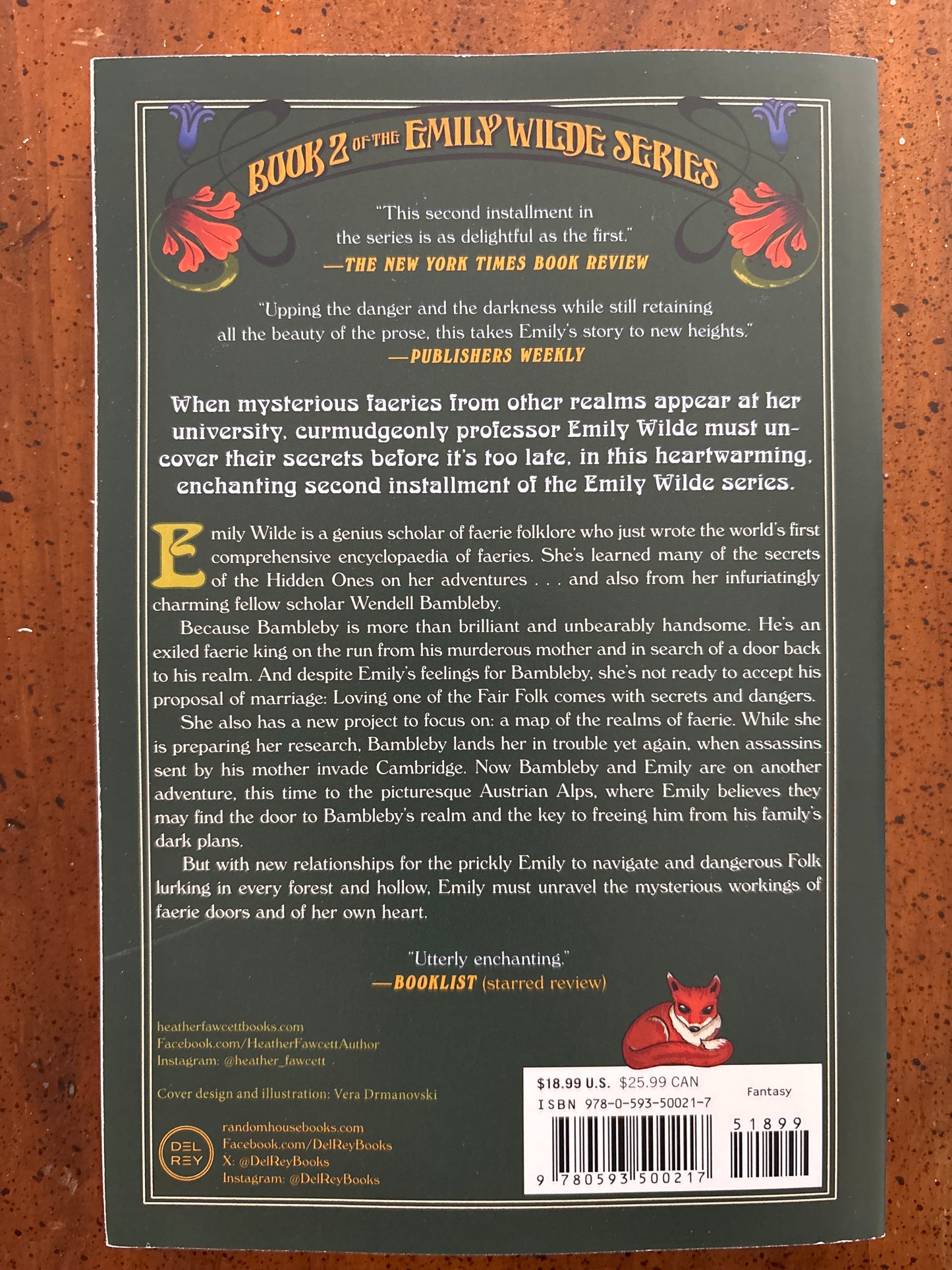 Emily Wilde’s Map of the Other Lands by Heather Fawcett