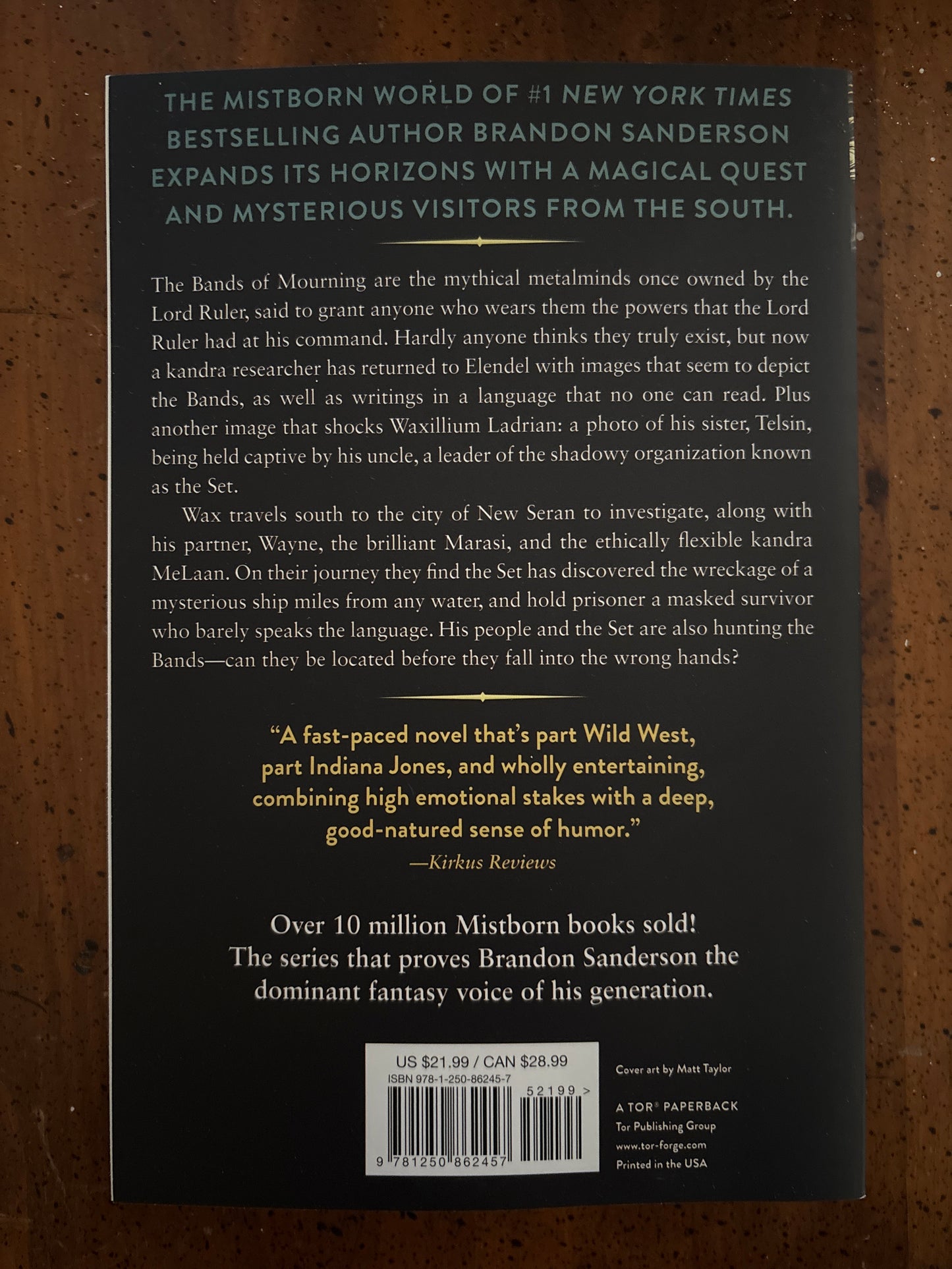 Mistborn The Bands of Mourning by Brandon Sanderson