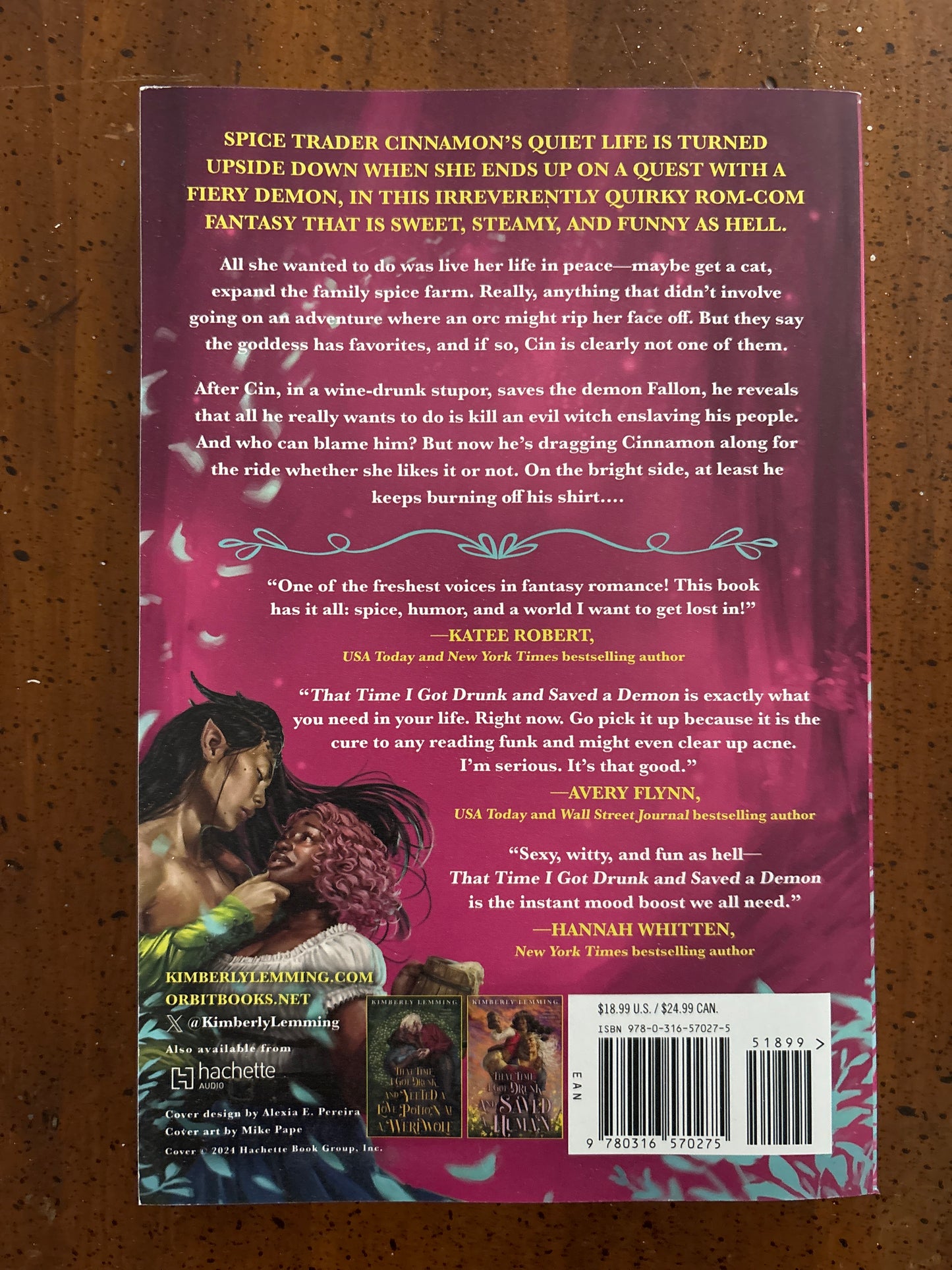 That Time I Got Drunk and Saved a Demon by Kimberly Lemming
