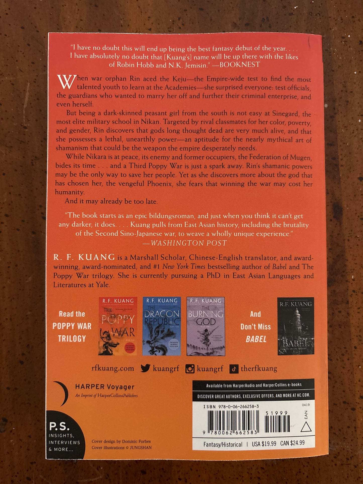 The Poppy War by R. F. Kuang