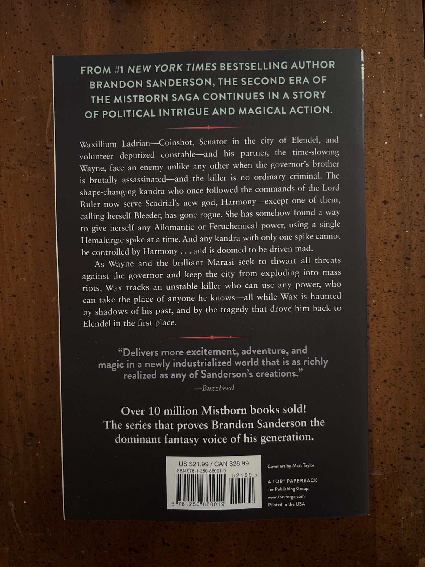 Mistborn Shadows of Self by Brandon Sanderson