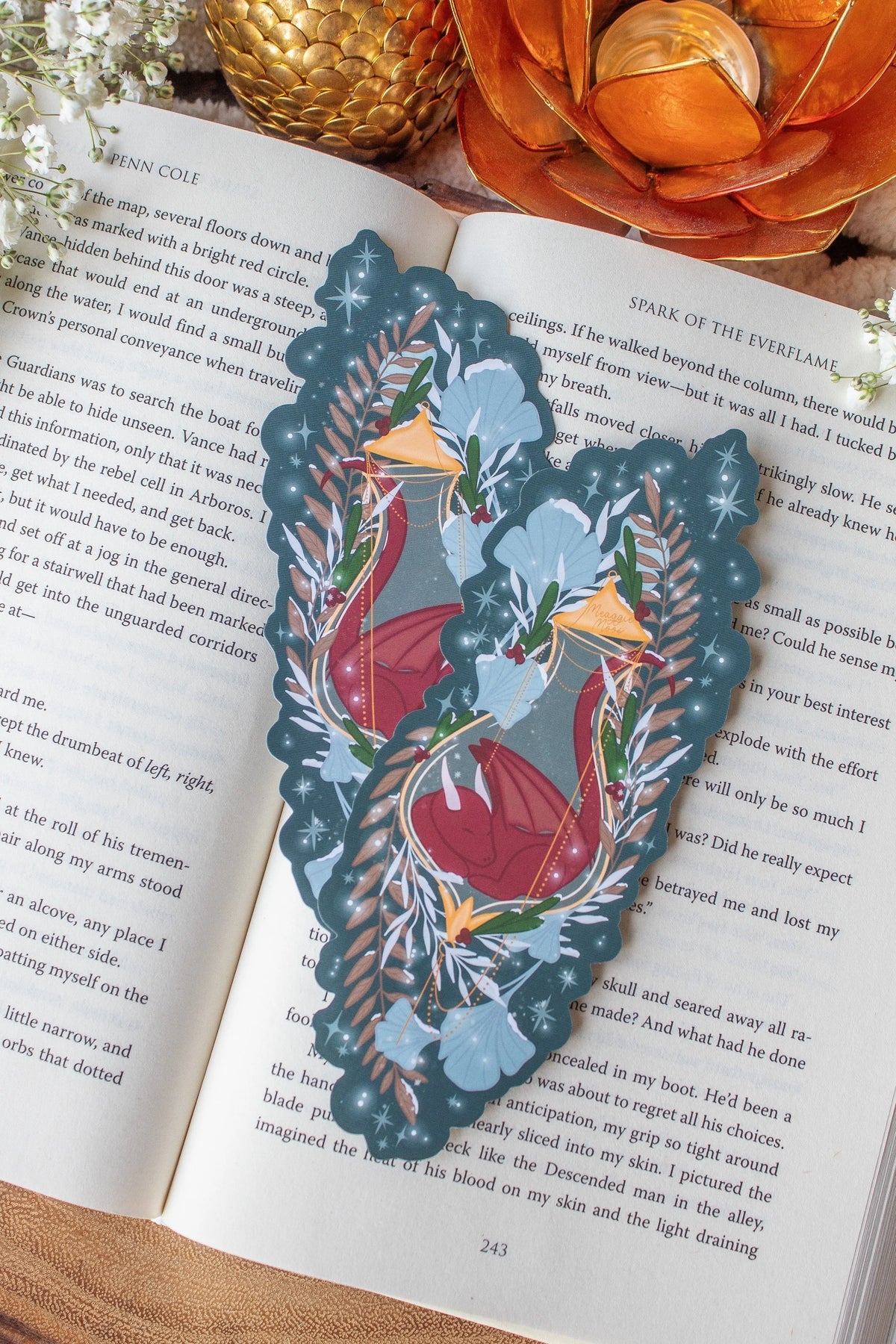 Meaggie Moos - Winter Dragon Elixir Die-Cut Bookmark