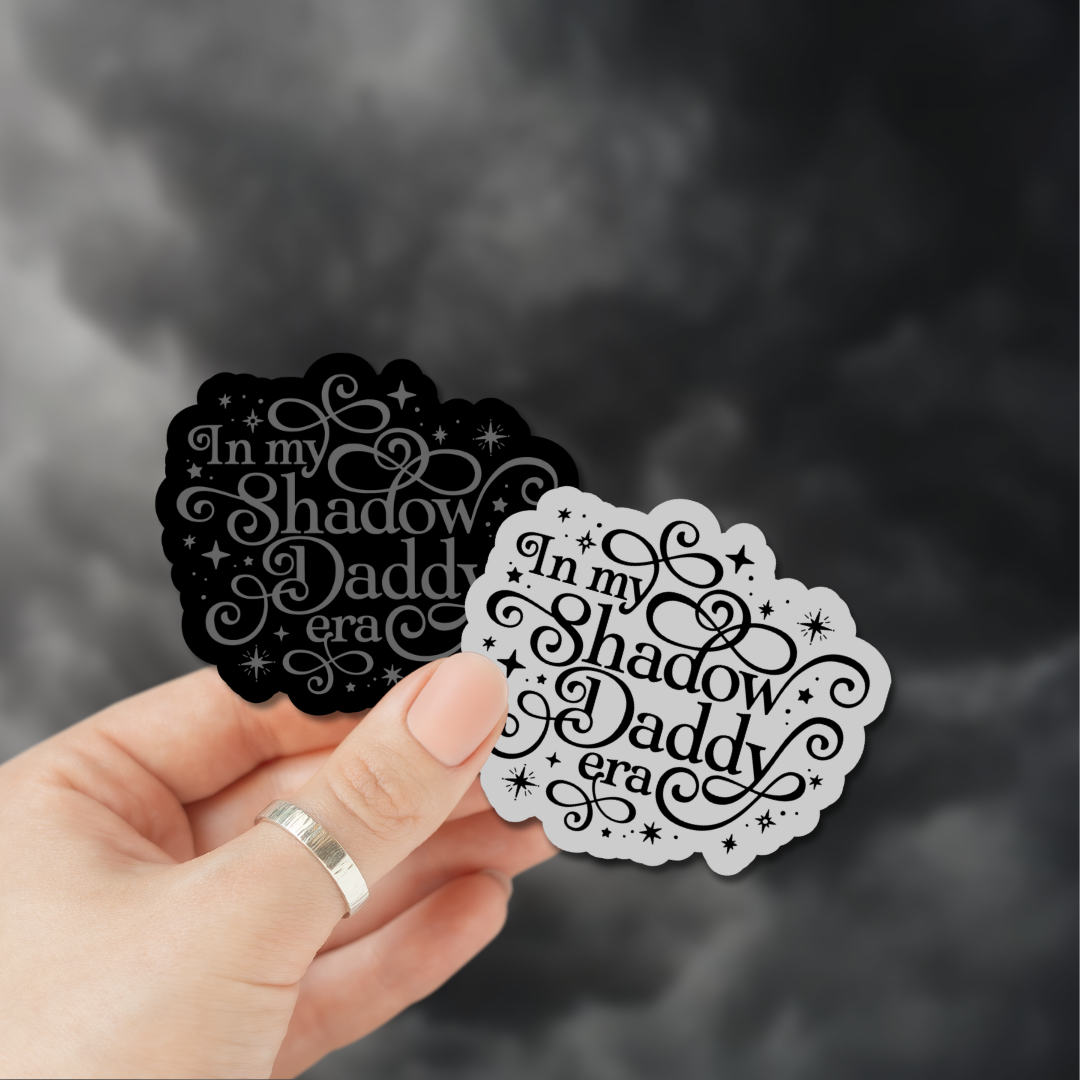 In My Shadow Daddy Era Vinyl Sticker: Dark / Large