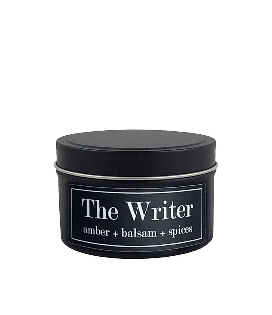 Fly Paper Products - The Writer 4oz Candle - Amber + Balsam + Spices