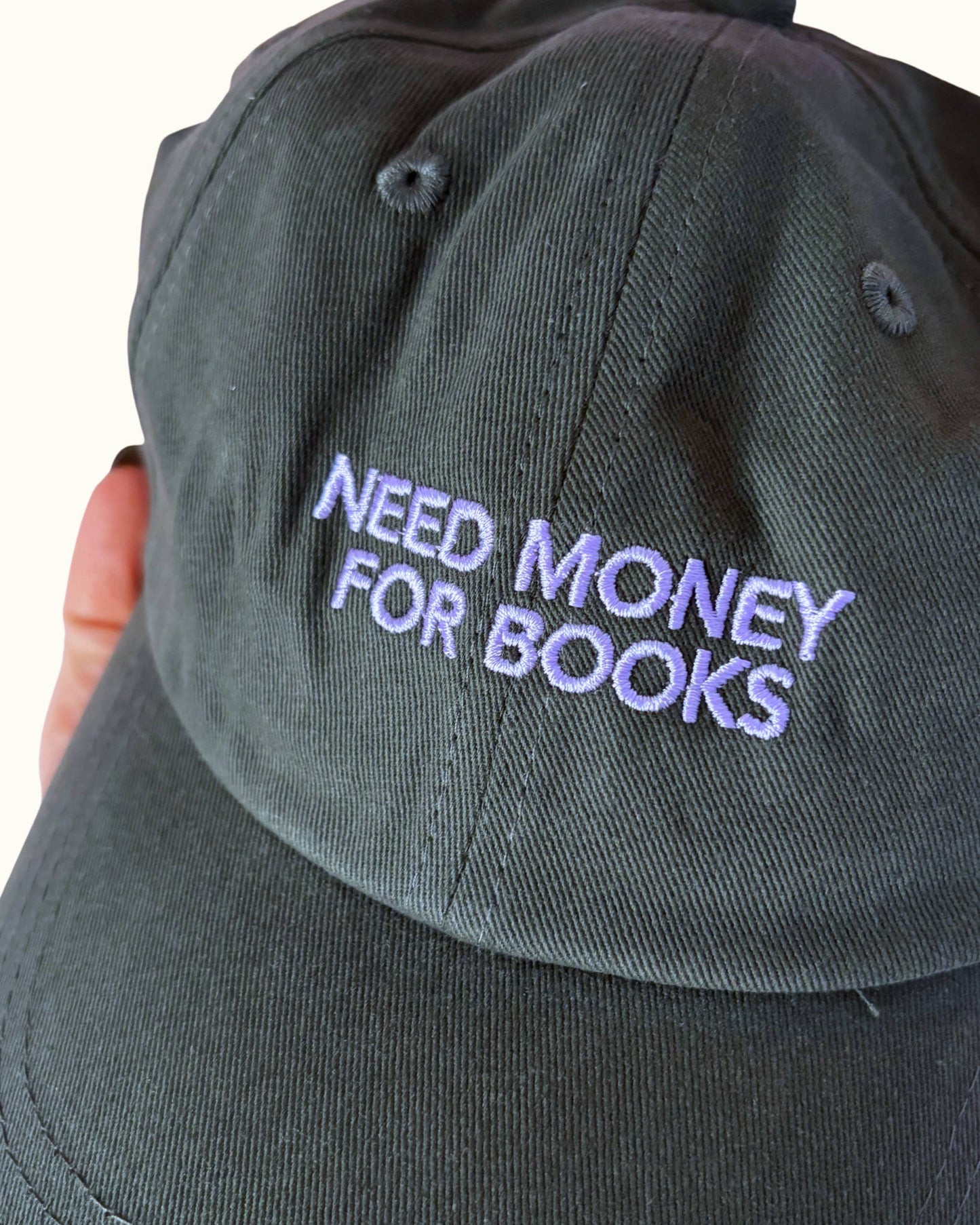 Need Money for Books π Bookish Dad Hat