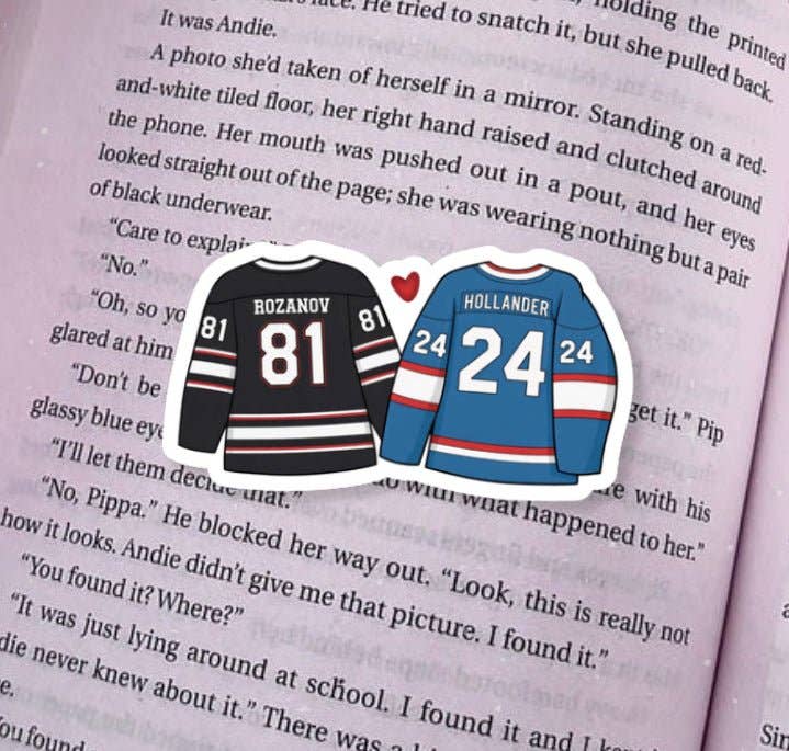 Awfullynerdy.co - Hockey Romance Heated Rivals Inspired Matte Sticker