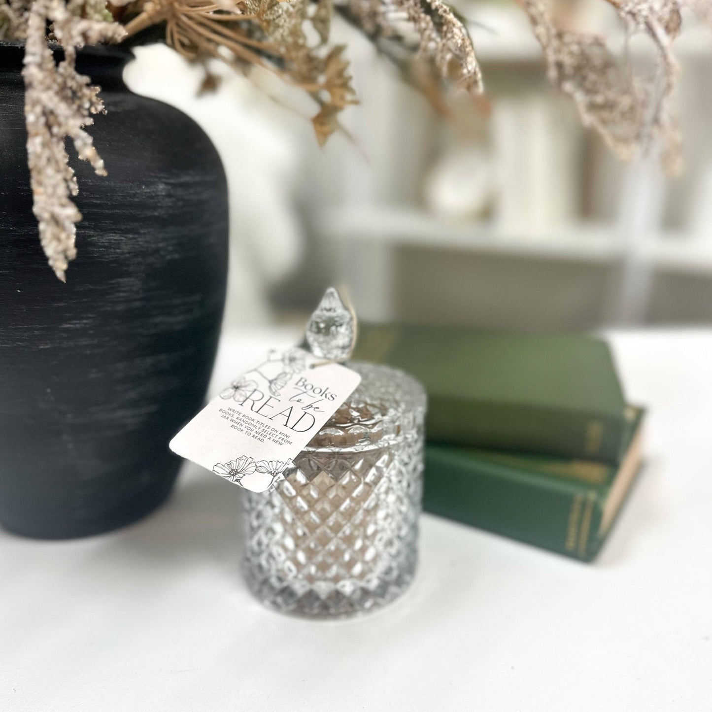 A House of Books - Books To Be Read Jar, Book Related Gift