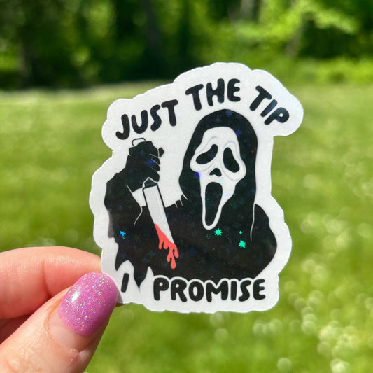 Awfullynerdy.co - Just the Tip Ghost Sticker
