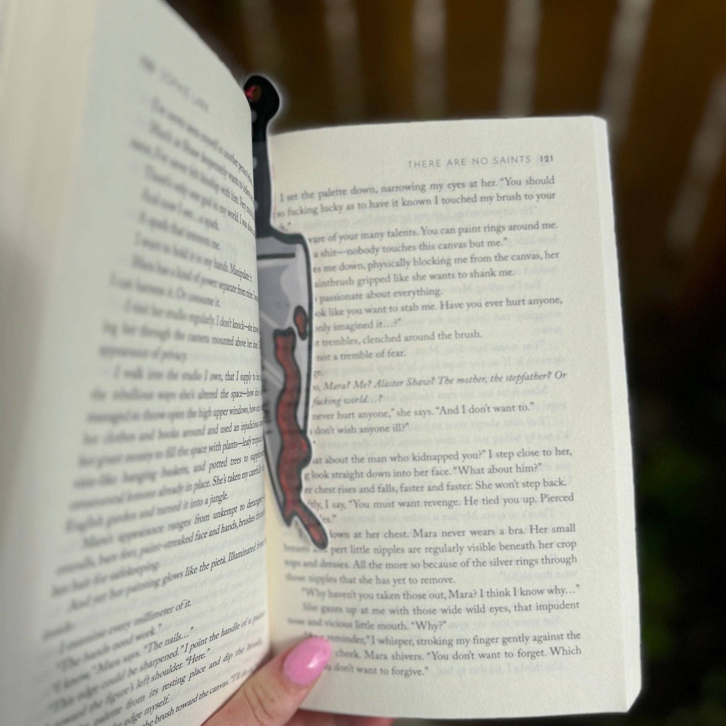 Awfullynerdy.co - Thriller Knife Cardstock Bookmark