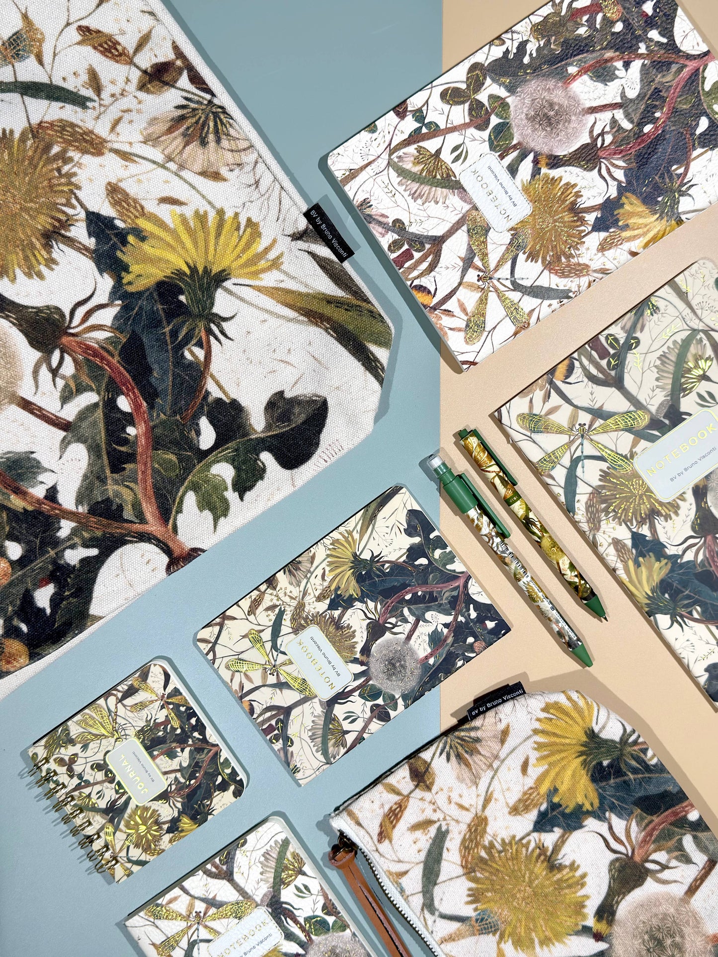 BV by Bruno Visconti - Small Notebook  Summer Greens