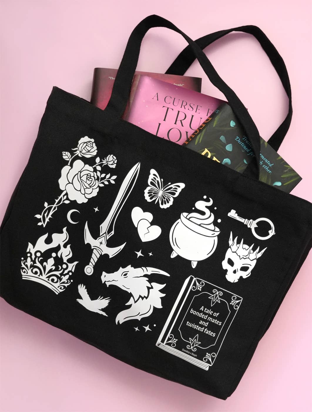 Doodles x Steph - Romantasy Book Tote