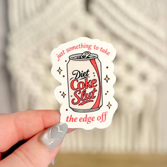 Awfullynerdy.co - Just Something to take the Edge Off Diet Coke Sticker