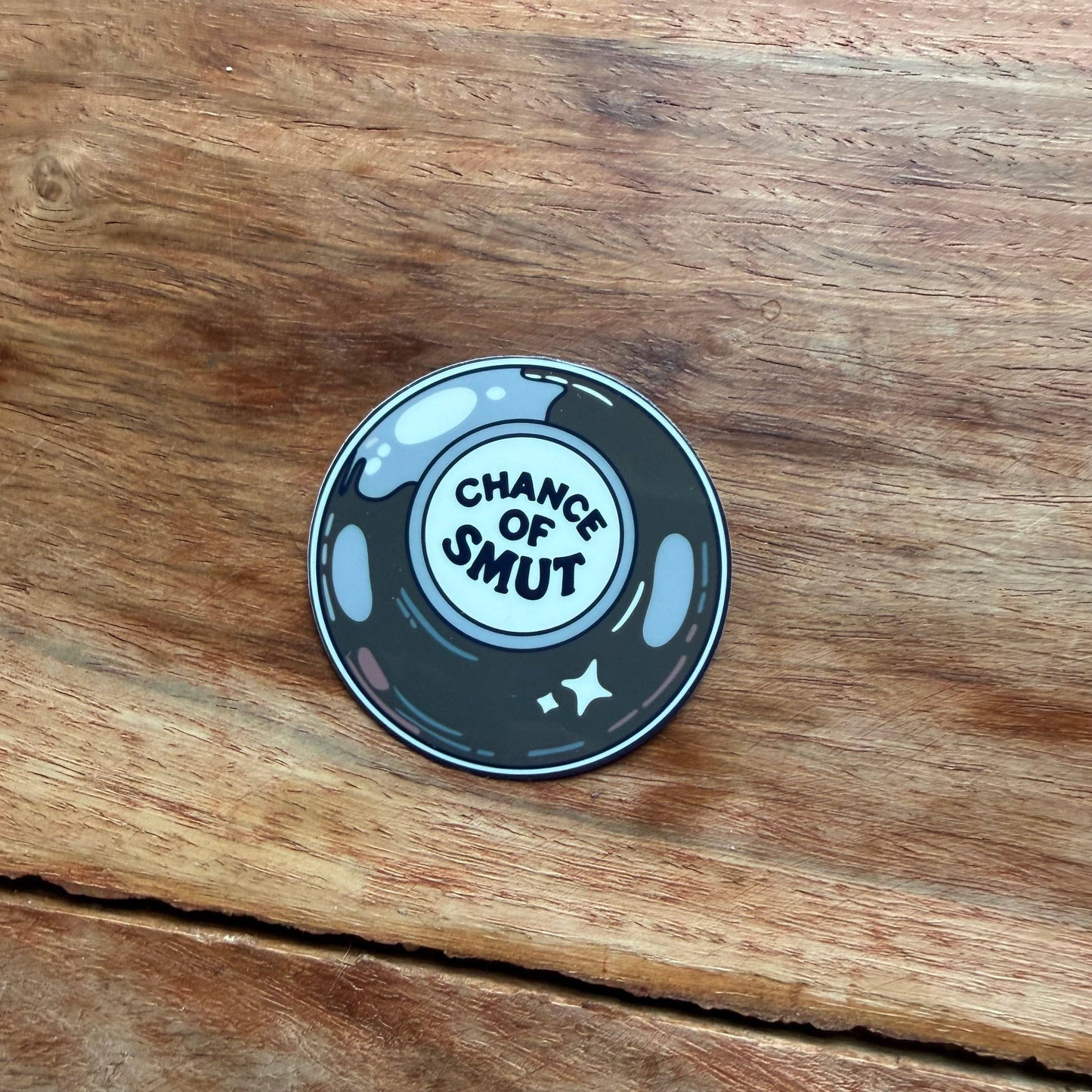 Chance of Smut 8 Ball Vinyl Sticker | Bookish