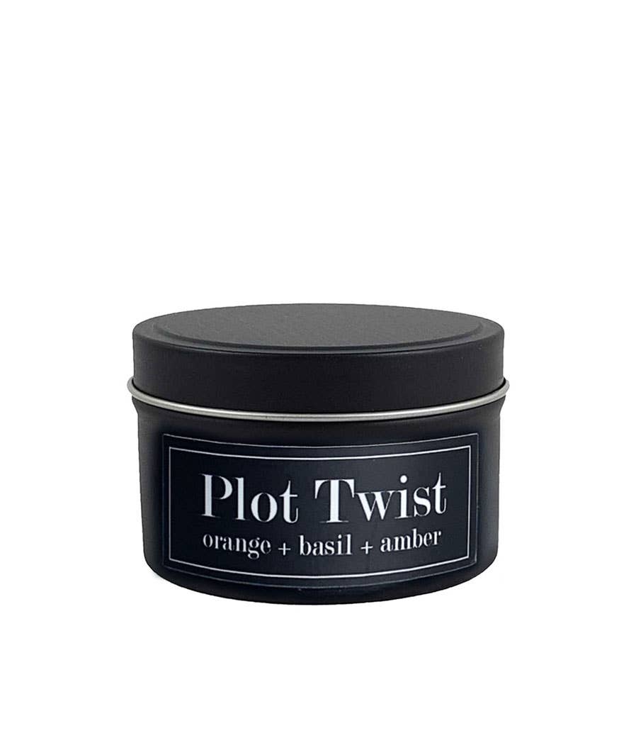 Fly Paper Products - Plot Twist 4oz Candle - Orange + Tunisian Basil + Amber