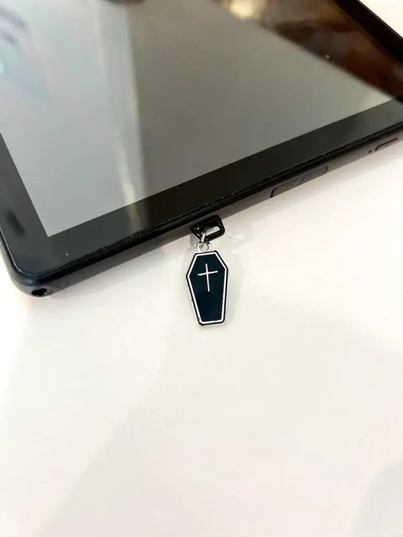 Little Turkey Shoppe - Black Coffin Kindle Charm