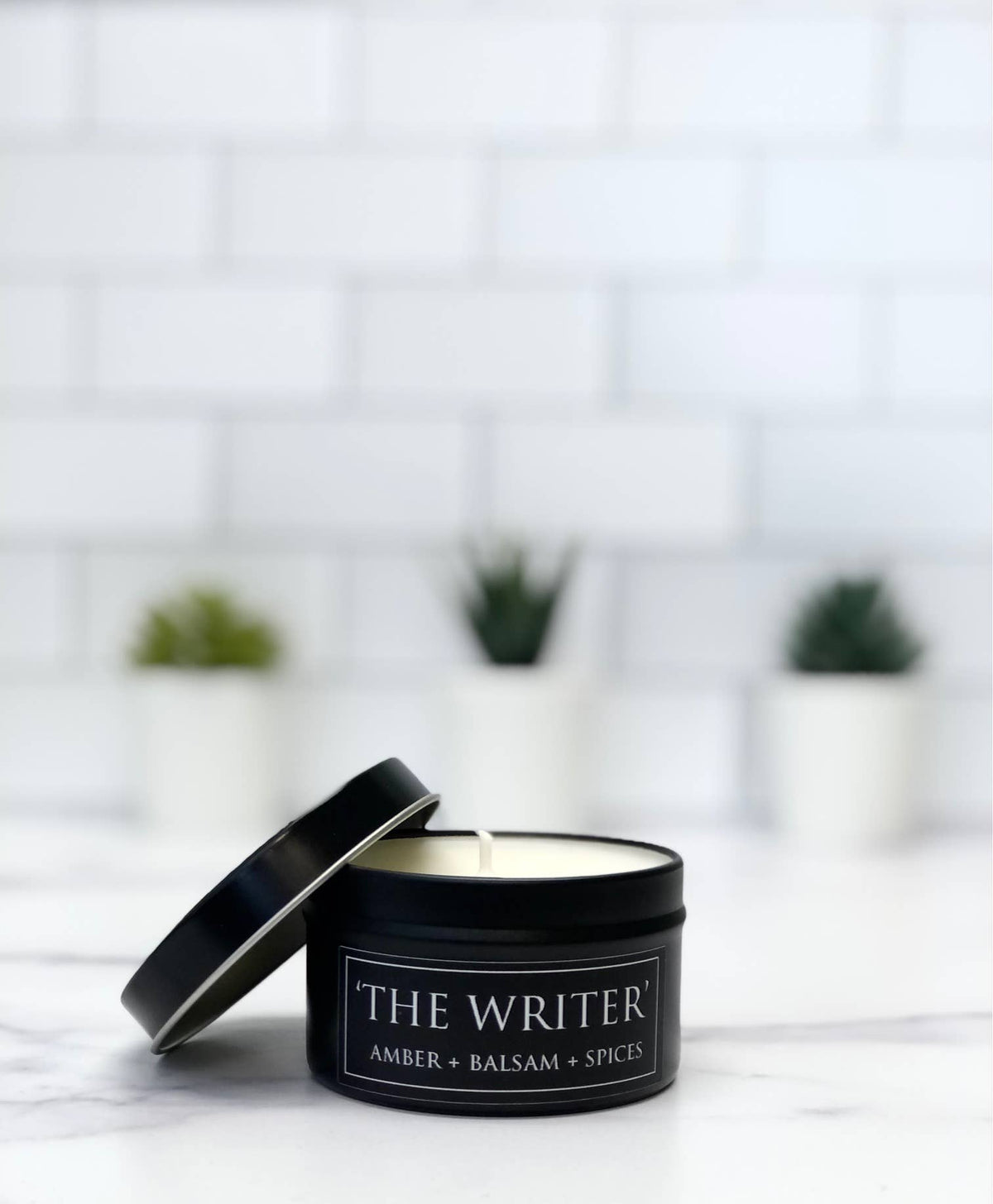 Fly Paper Products - The Writer 4oz Candle - Amber + Balsam + Spices
