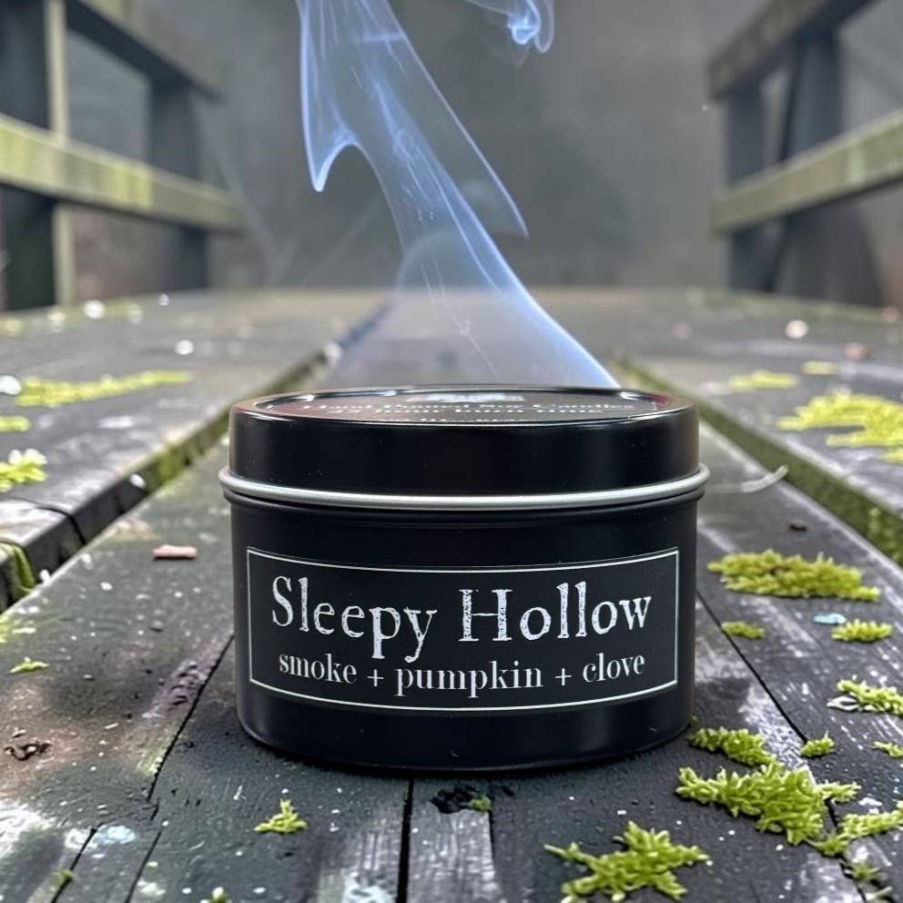 Fly Paper Products - Sleepy Hollow 4oz Candle - Smoke + Pumpkin + Clove