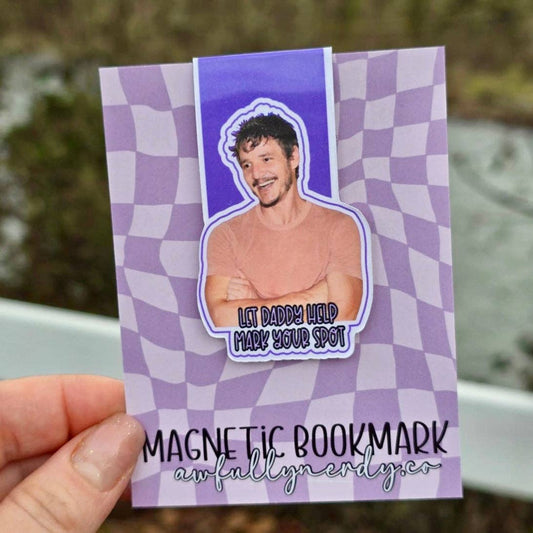 Awfullynerdy.co - Daddy Pedro Pascal Magnetic Bookmark