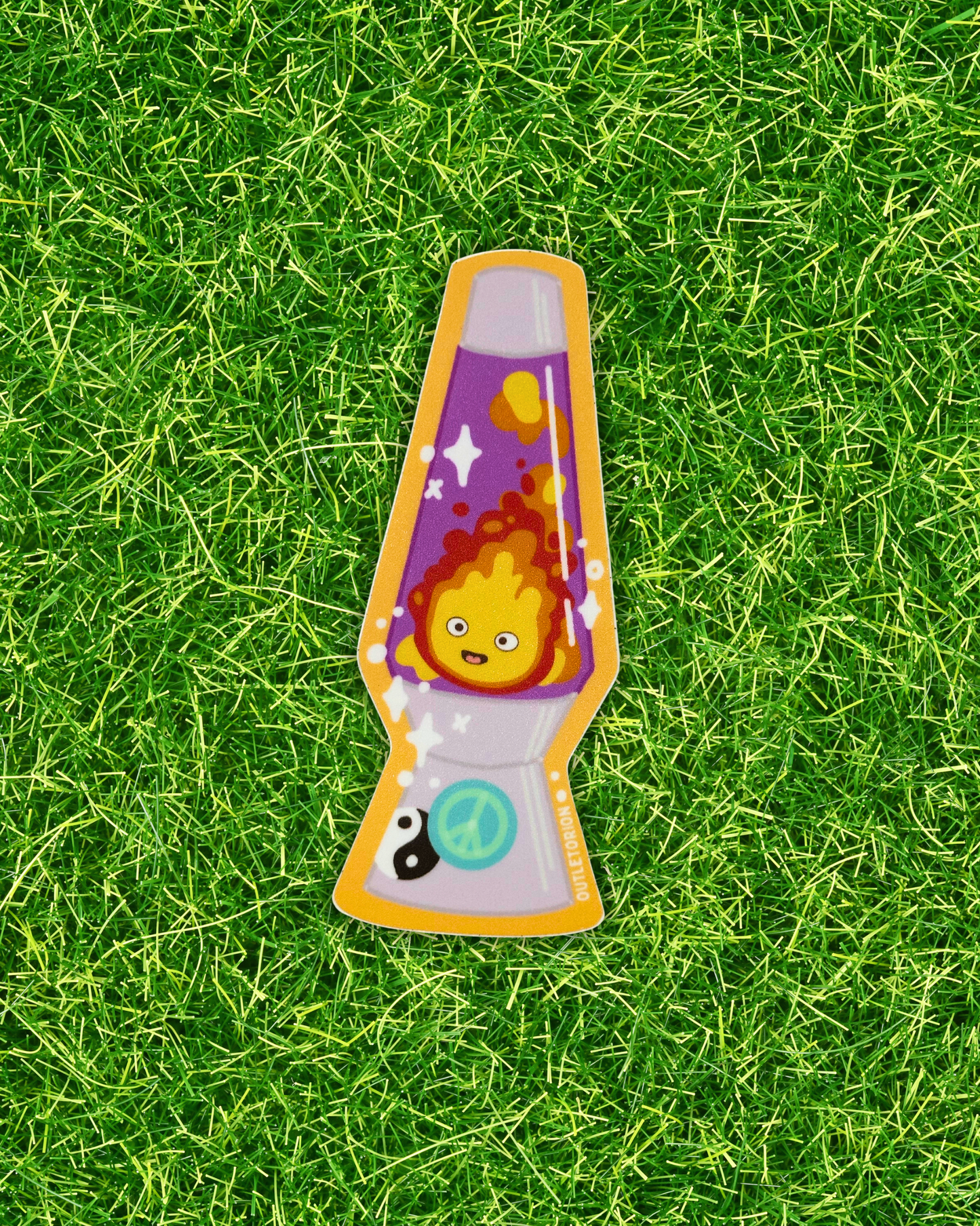 Outlet Orion - Calcifer in Lava Lamp Sticker