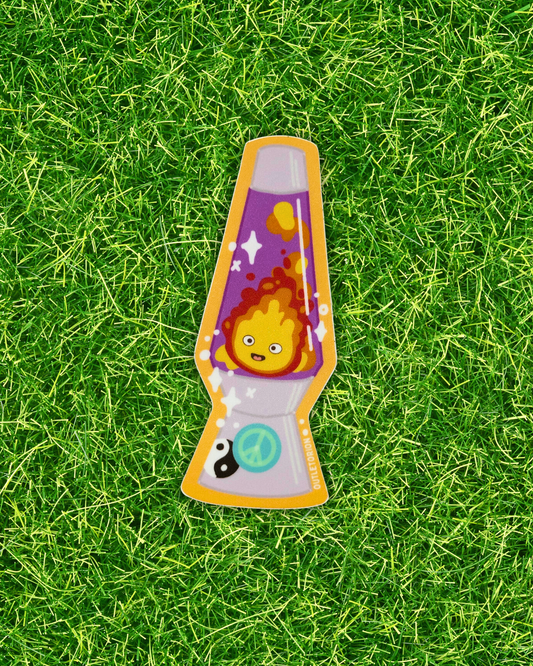 Outlet Orion - Calcifer in Lava Lamp Sticker