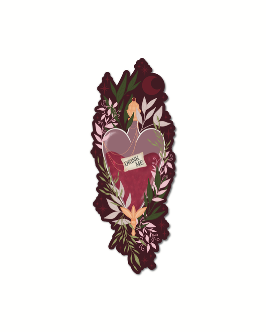 Meaggie Moos - Wonderland Drink Me Potion Die-Cut Bookmark