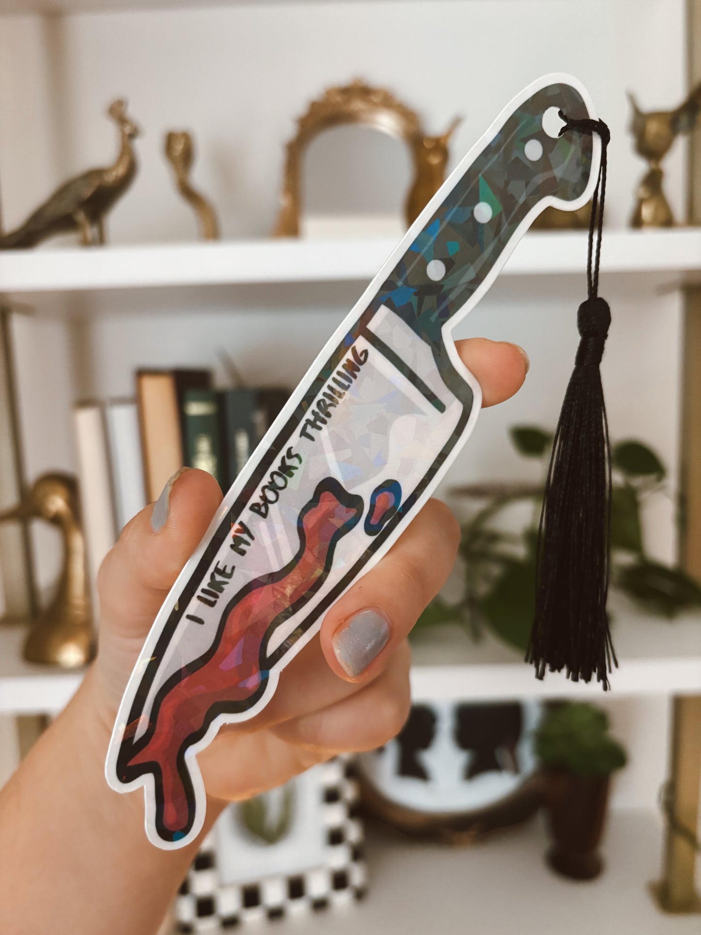 Awfullynerdy.co - Thriller Knife Cardstock Bookmark