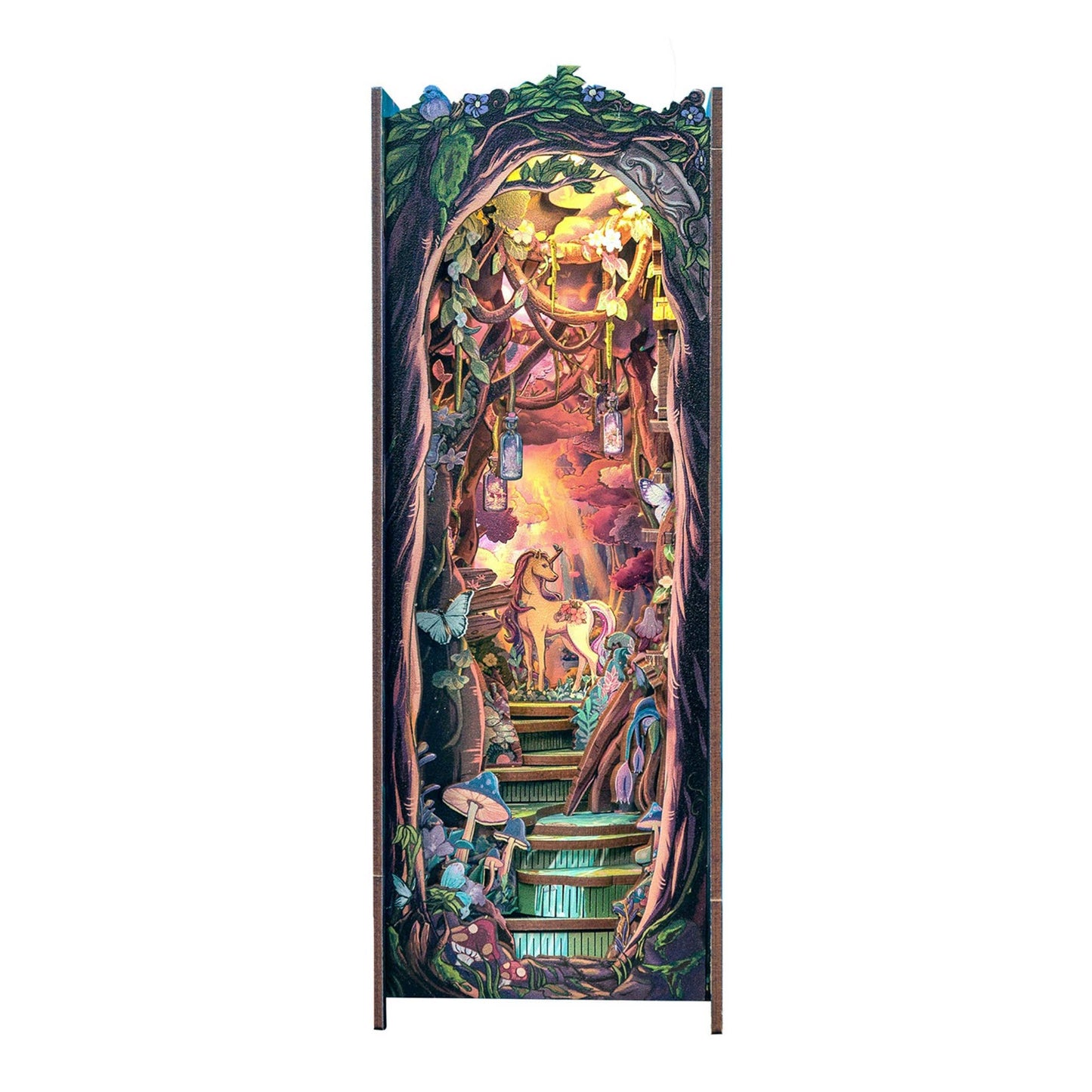 Hands Craft - DIY Book Nook Kit: Grace of the Forest w/ Dust Cover