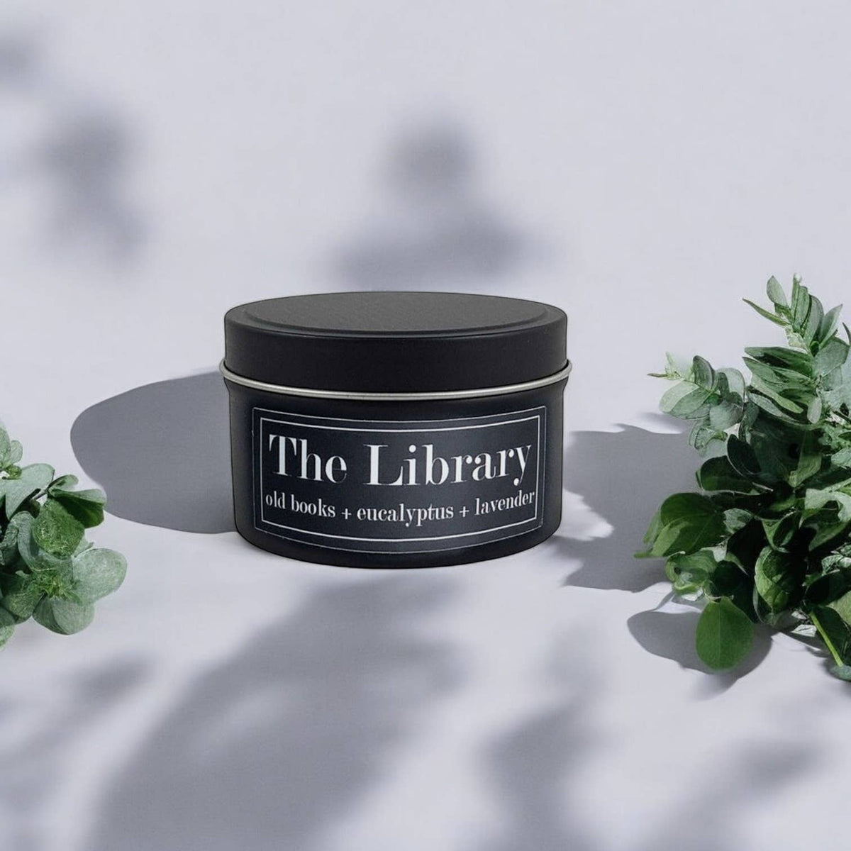 Fly Paper Products - The Library 4oz Candle - Old Books + Eucalyptus + Lavender