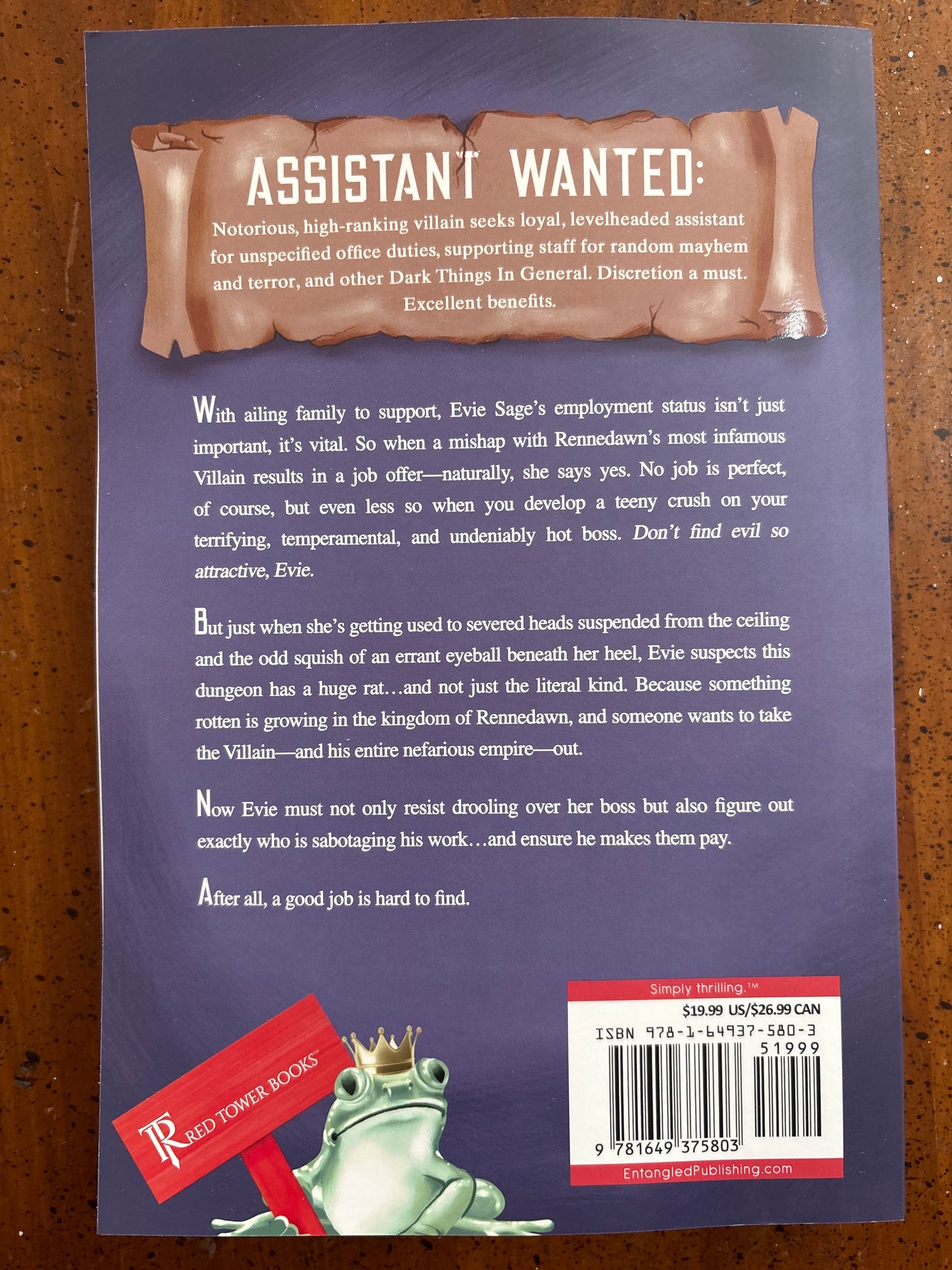 Assistant to the villain by Hannah Nicole Maehrer