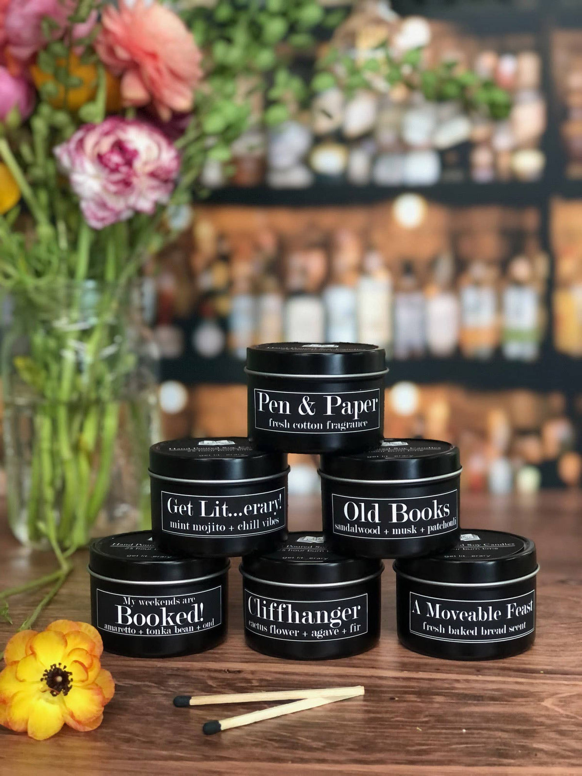 Fly Paper Products - The Writer 4oz Candle - Amber + Balsam + Spices