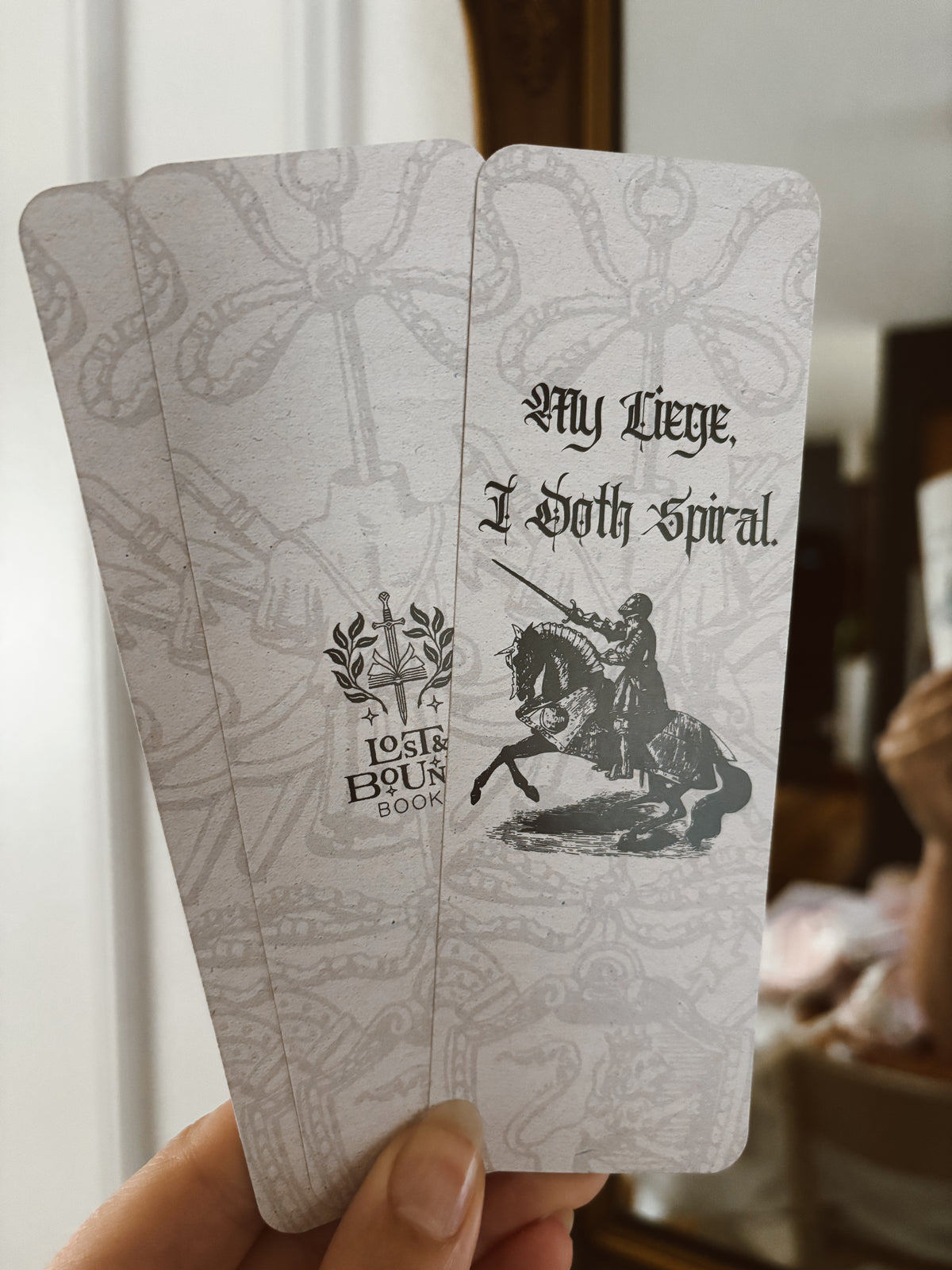 I Doth Spiral Bookmark - Lost & Bound Books