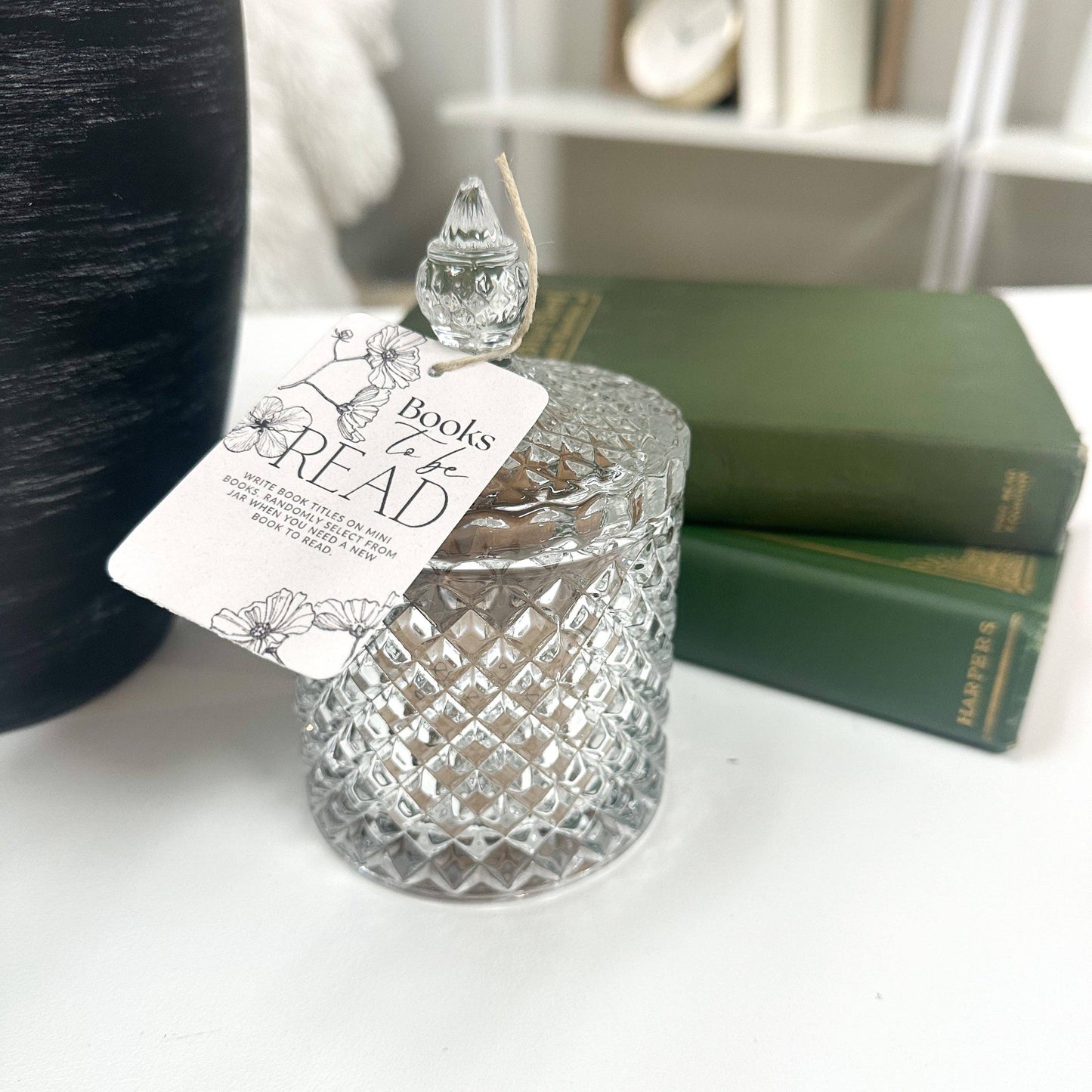 A House of Books - Books To Be Read Jar, Book Related Gift