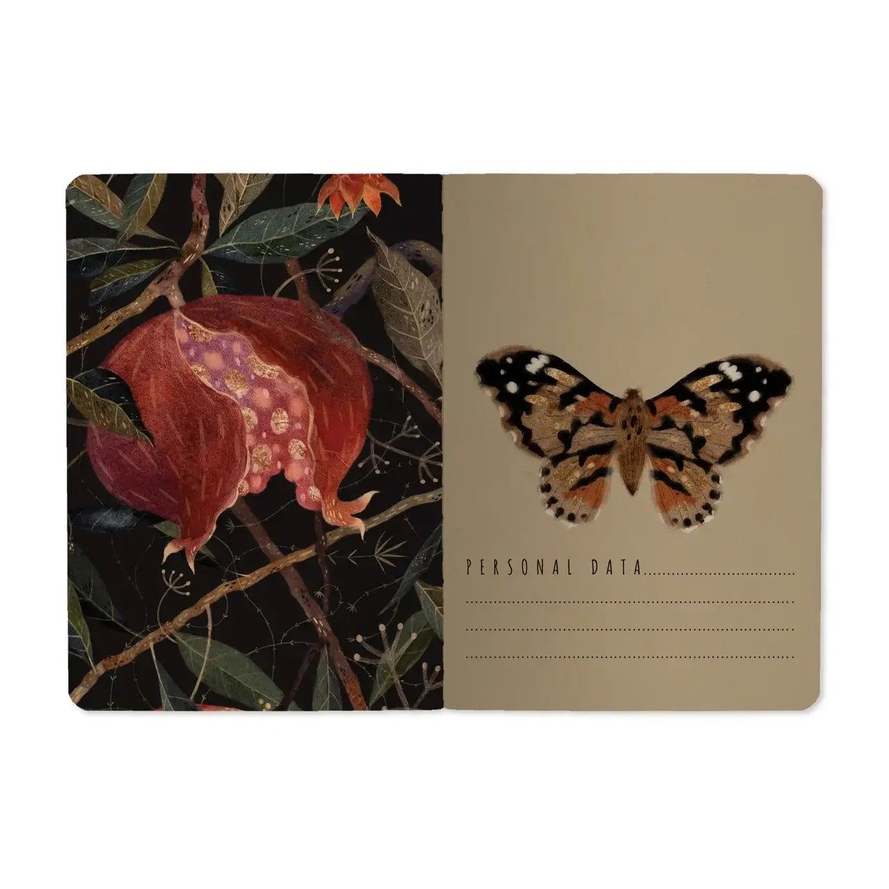 BV by Bruno Visconti - A6 Passport Notebook  - Pom on the Vine
