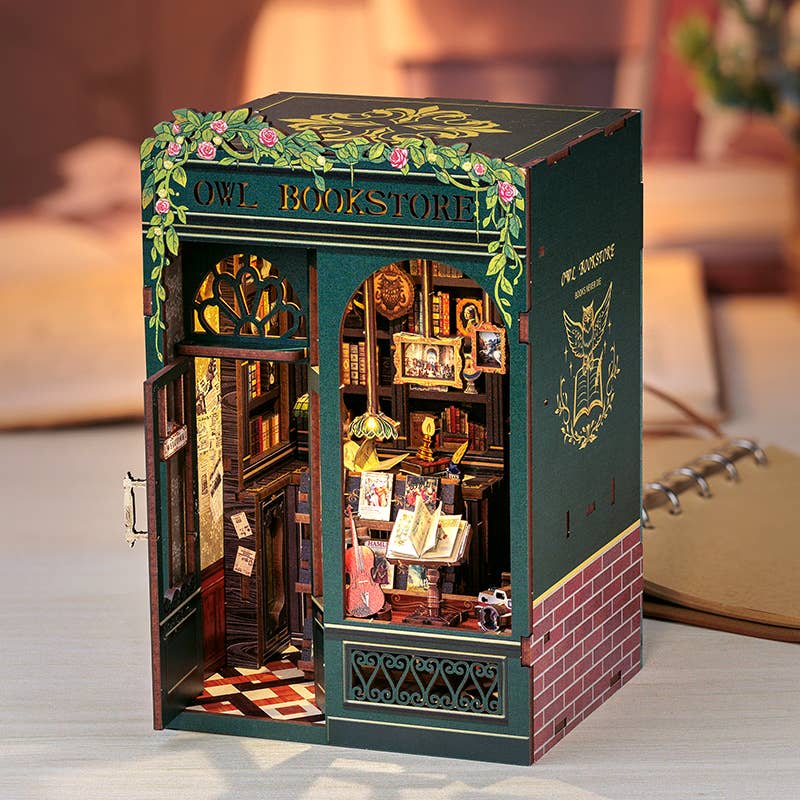 Hands Craft - DIY Book Nook Kit: Owl Bookstore