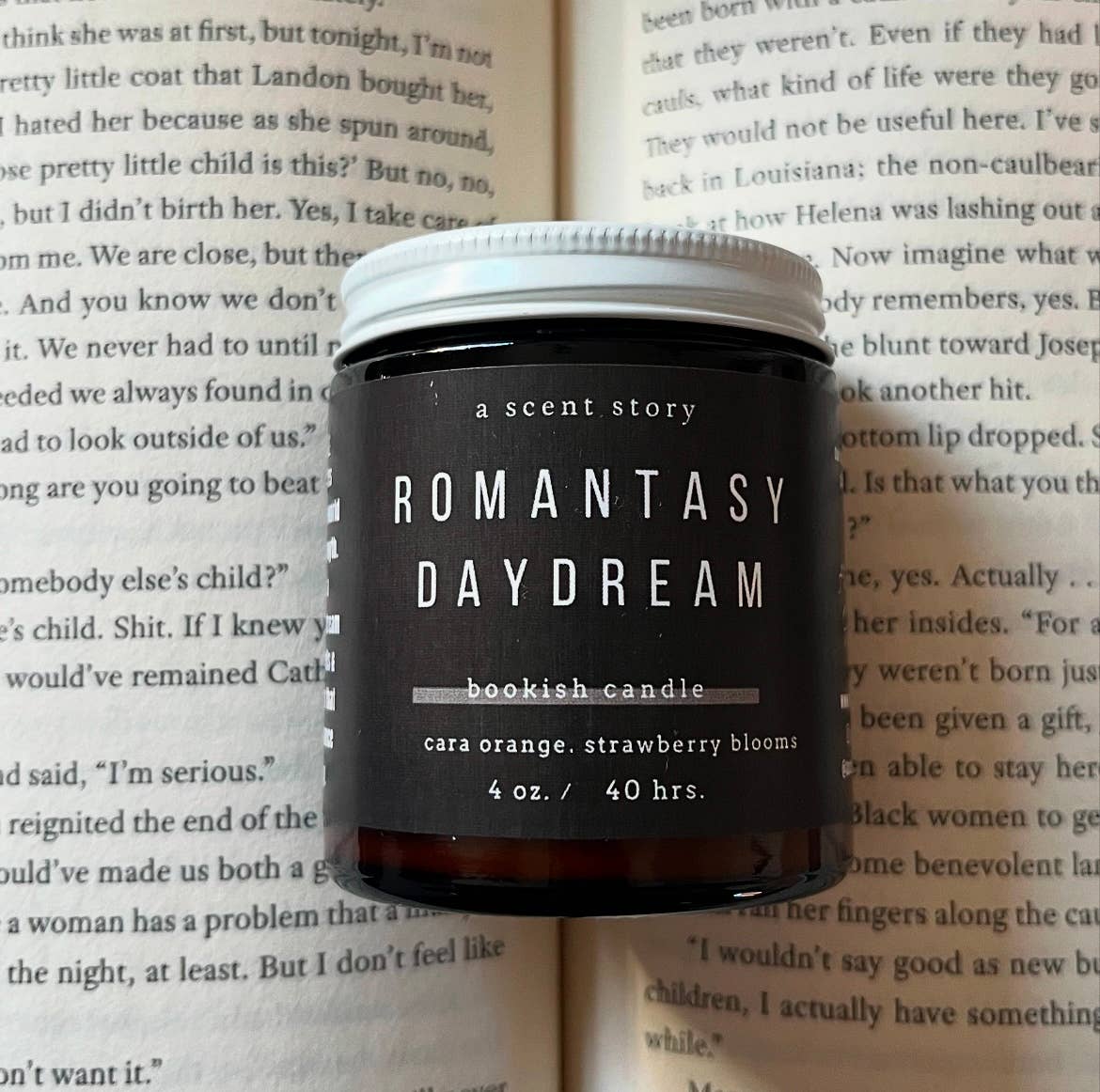 A Scent Story Candle Co - Romantasy Daydream -  Bookish Candle | Book Themed Candle