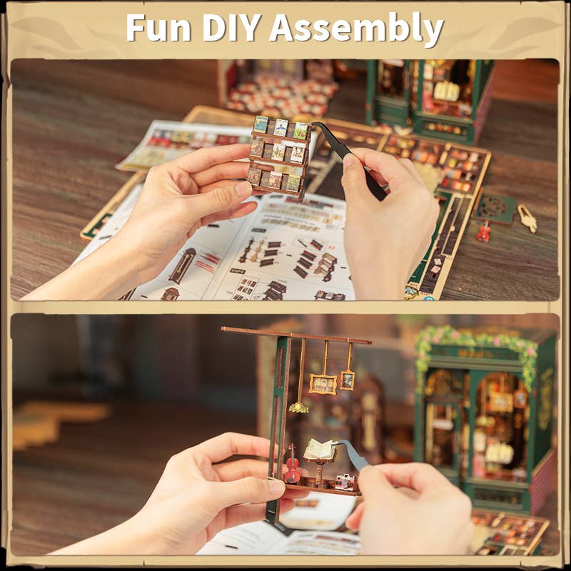 Hands Craft - DIY Book Nook Kit: Owl Bookstore