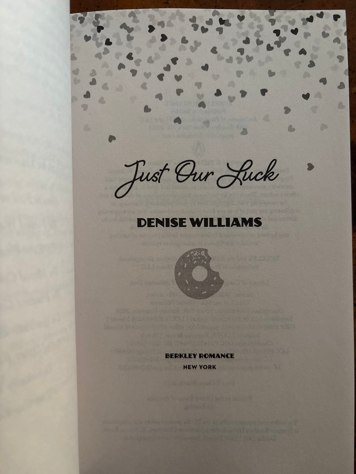Just Our Luck by Denise Williams