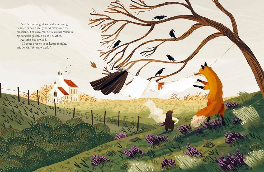 The Slightly Spooky Tale of Fox and Mole
by Cecilia Heikkila, Polly Lawson (Translator)
