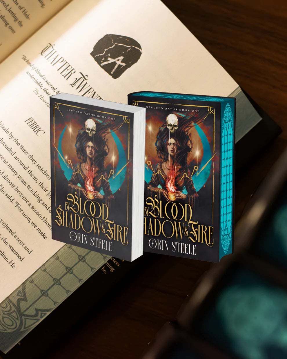 By Blood Shadow & Fire by Orin Steele paperback