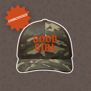 Good Girl Hat - Camo by Mad Poppy