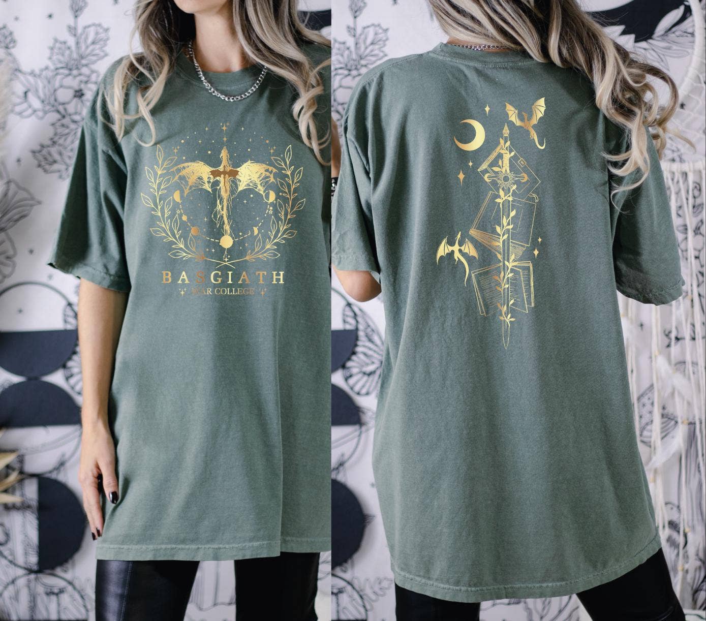 Fourth Wing Dragon Rider 2-Sided T-shirt