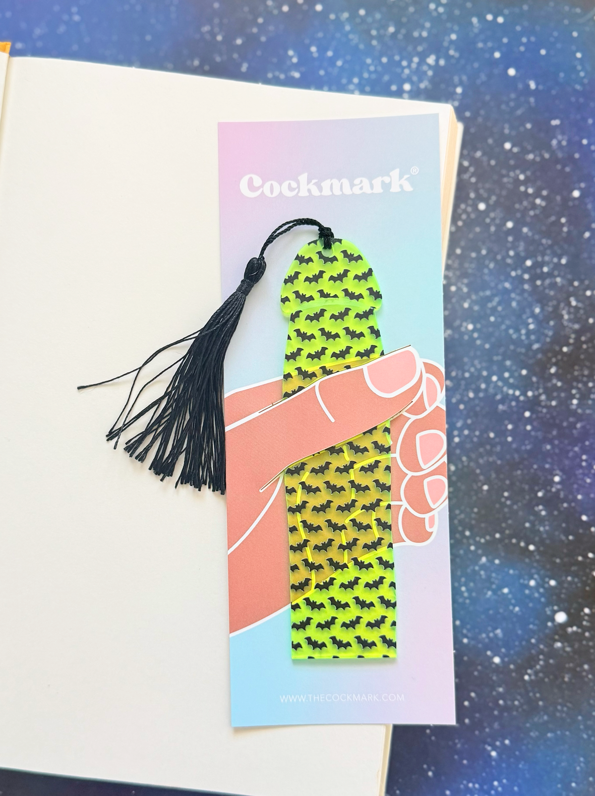 Cockmark - Bats Cockmark Bookmark