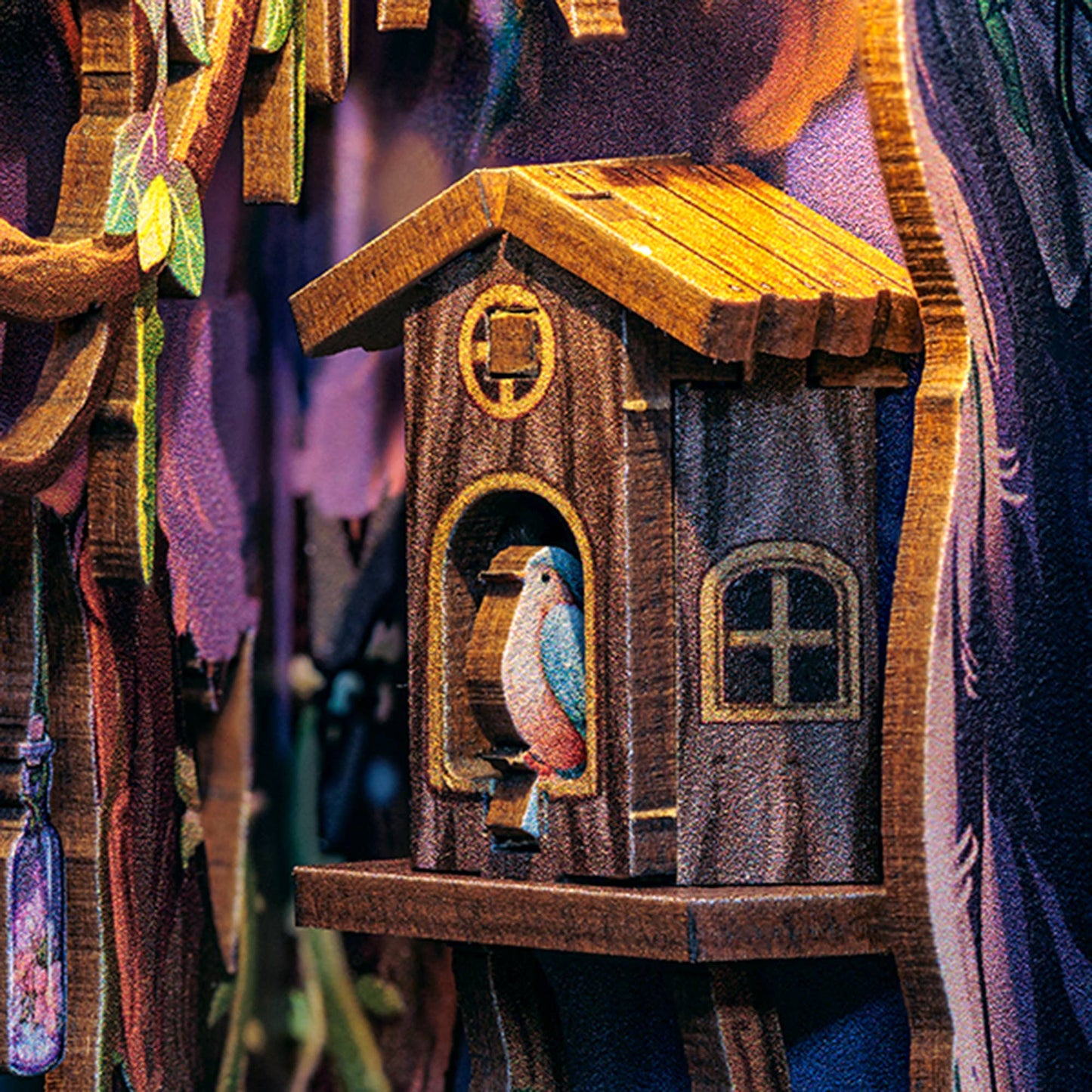 Hands Craft - DIY Book Nook Kit: Grace of the Forest w/ Dust Cover