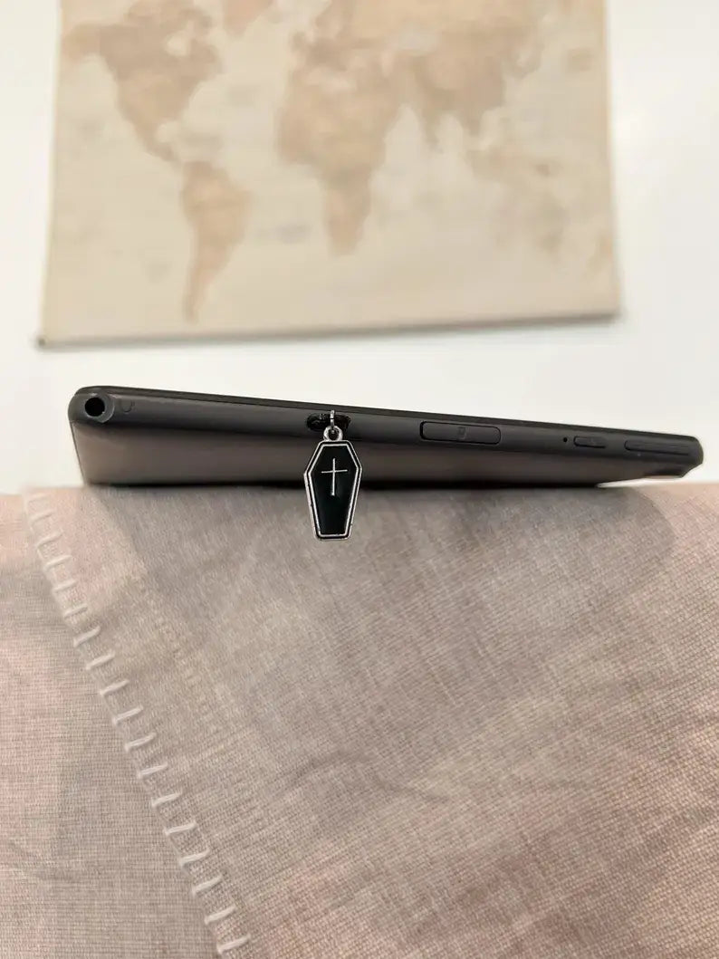 Little Turkey Shoppe - Black Coffin Kindle Charm