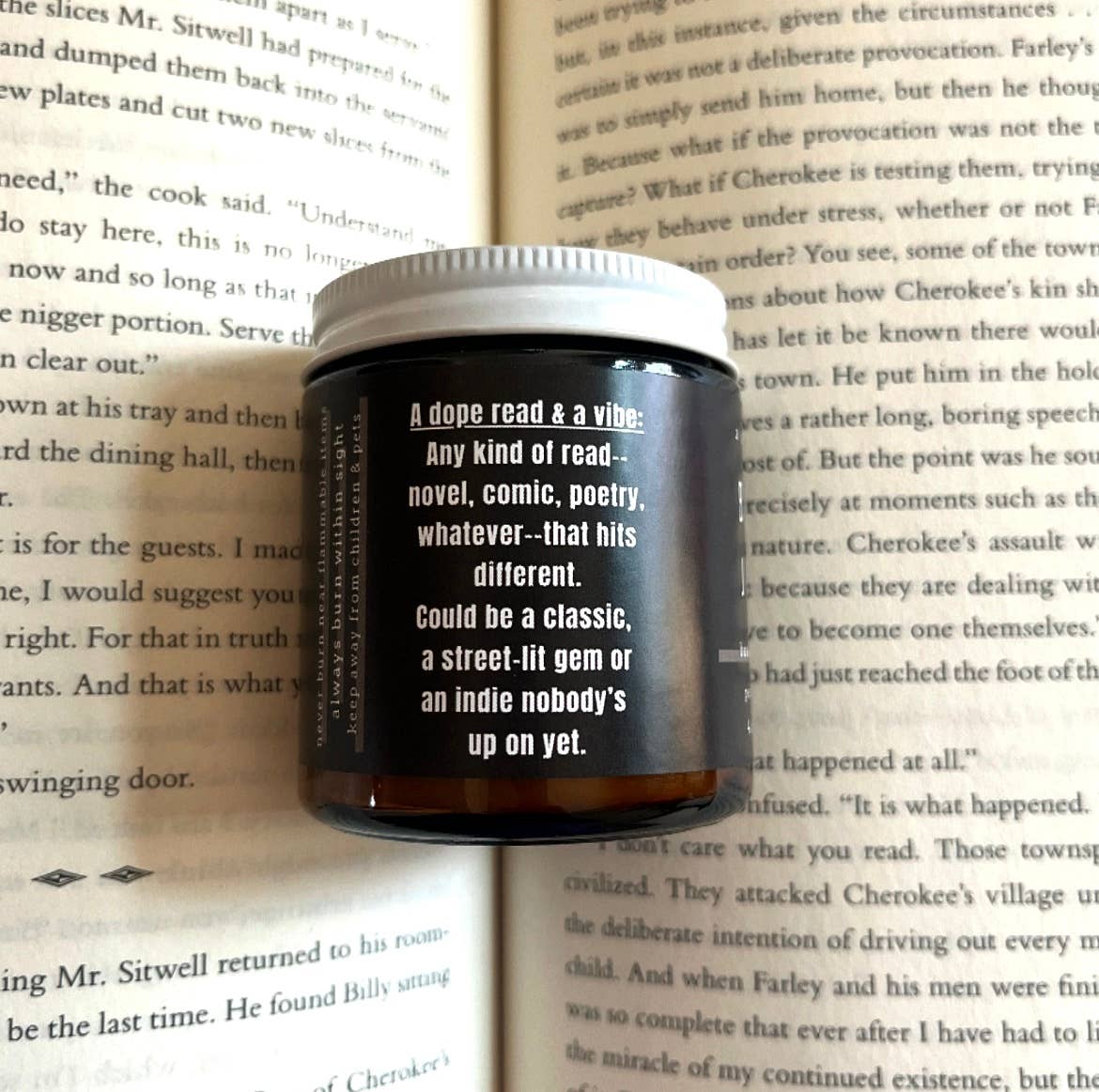 A Scent Story Candle Co - Book Jawn -  Bookish Candle | Book Themed Candle, 4 oz